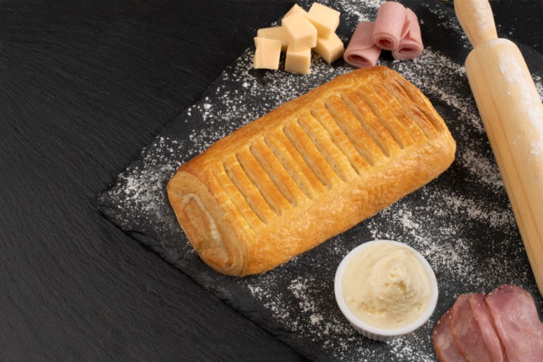 Κρουασάν μπέικον με τυρί τ. Φιλαδέλφεια